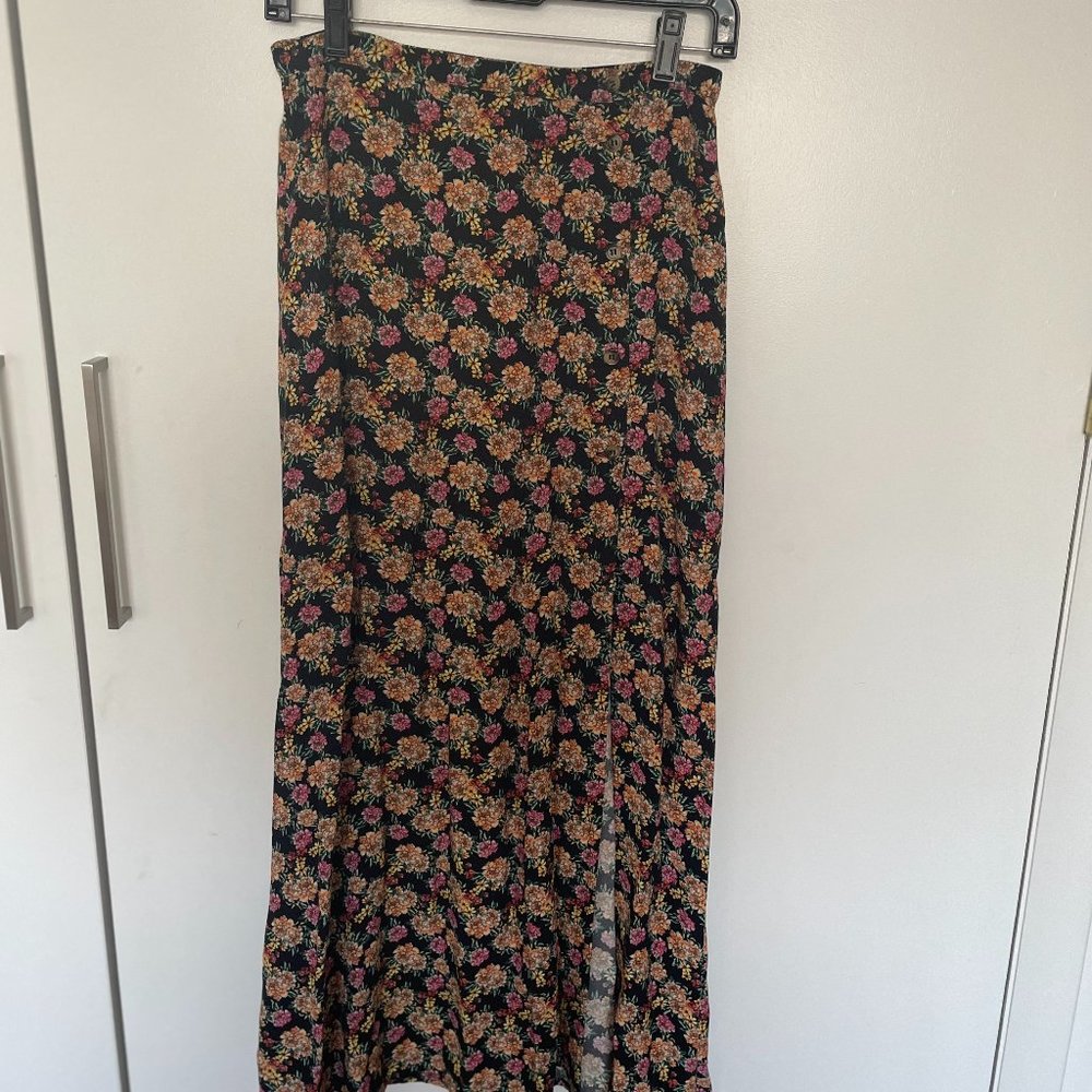 Boho Floral Maxi Skirt